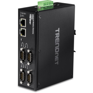 TRENDnet TI-M42 Modbus TCP to Serial RTU/ASCII Gateway, wide temperature range, IP30 rated
